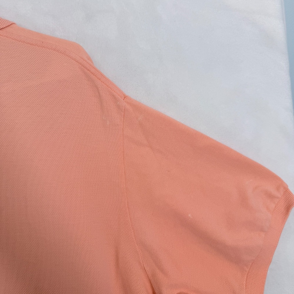 Vintage Polo Ralph Lauren The Big Shirt Polo Mens L Orange Crest Embroidered - Picture 7 of 9